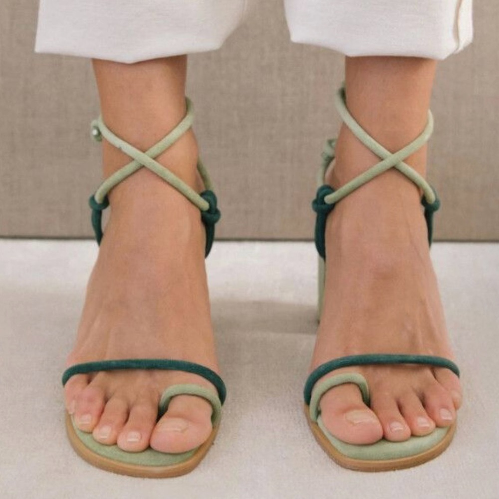ALOHAS Grace Green sandals